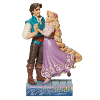 Disney Traditions Rapunzel &amp; Flynn Rider Love Figurine 6013071