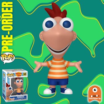FUNKO POP! Phineas 1629 Phineas &amp; Ferb Disney Pre-Order