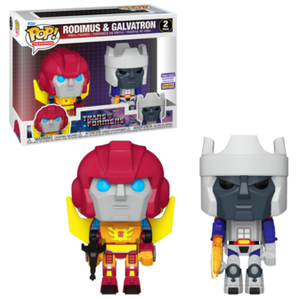 Funko POP! Transformers - Rodimus &amp; Galvatron (Convention Limited Edition) 2-Pack Exclusive
