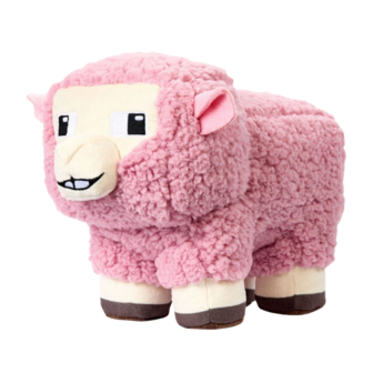 A Minecraft Movie Plush Figure Pink Sheep 20 cm