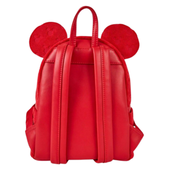 LOUNGEFLY  DISNEY - Mickey &quot;Ears Burnout&quot; - Backpack