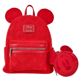 LOUNGEFLY  DISNEY - Mickey &quot;Ears Burnout&quot; - Backpack
