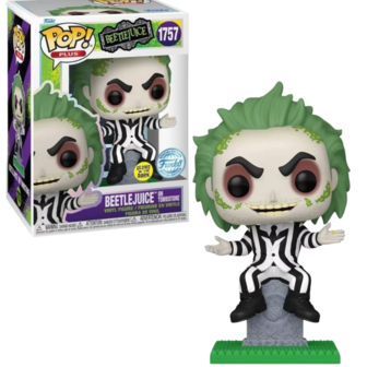 Funko POP! Plus Beetlejuice on Tombstone GITD 1757 Beetlejuice Exclusive