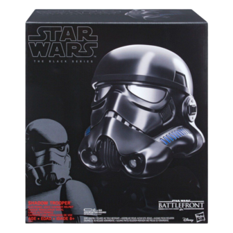 Star Wars Battlefront - Shadow Trooper Black Series Helmet 1:1 Life-Size Prop Replica Premium Electronic Helmet 
