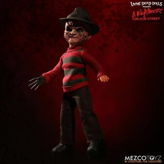 Mezco - Livbing Dead Dolls - Nightmare on Elm Street Talking Freddy Krueger 25 cm