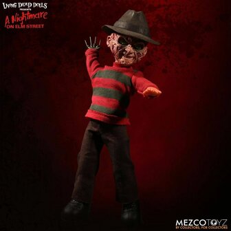 Mezco - Livbing Dead Dolls - Nightmare on Elm Street Talking Freddy Krueger 25 cm