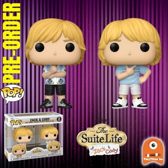 FUNKO POP! ZACK &amp; CODY 2-Pack THE SUITE LIFE OF ZACK &amp; CODY Pre-Order