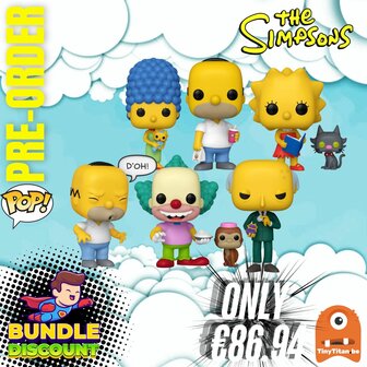 FUNKO POP! Super Discount Bundle of 6 THE SIMPSONS Pre-Order