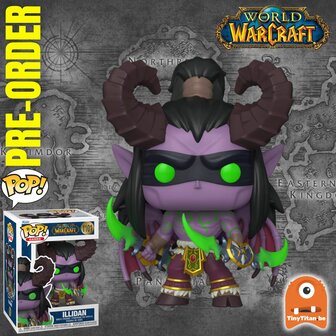 FUNKO POP!  ILLIDAN 1101 WORLD OF WARCRAFT: THE WAR WITHIN Pre-Order