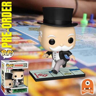FUNKO POP! MR MONOPOLY (PASS GO) 162 Retro Toys Pre-Order