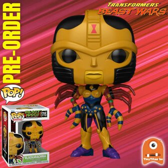 FUNKO POP! BLACKARACHNIA 1715 TRANSFORMERS: BEAST WARS Pre-Order