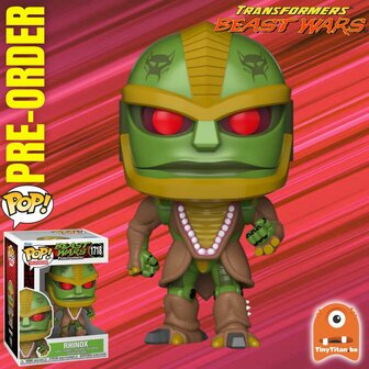 FUNKO POP! RHINOX 1718 TRANSFORMERS: BEAST WARS Pre-Order