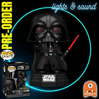 FUNKO POP! Darth Vader (Lights &amp; Sounds) 795 Star Wars Pre-Order