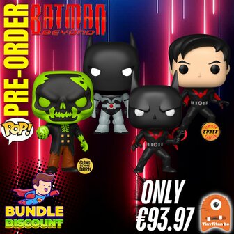 FUNKO POP! Super Discount Bundle of 3 + CHASE Batman Beyond Pre-Order
