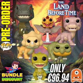 FUNKO POP! Super Discount Bundle of 6 The Land Before Pre-Order