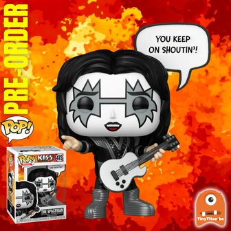 FUNKO POP! THE SPACEMAN (R&amp;R ALL NIGHT) 473 KISS Pre-Order