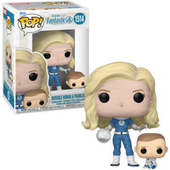 Funko POP! Marvel Invisible Woman &amp; Franklin 1514 (Fantastic Four: First Steps)