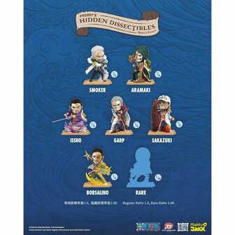 MIGHTY JAXX - Freeny&#039;s Hidden Dissectibles: One Piece Marines Edition - BlindBox