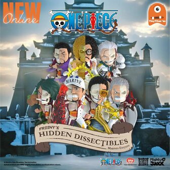 MIGHTY JAXX - Freeny&#039;s Hidden Dissectibles: One Piece Marines Edition - BlindBox