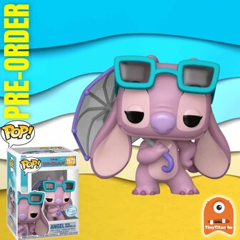 FUNKO POP! Angel with umbrella 1573 Lilo &amp; Stitch Disney Exclusive Pre-Order