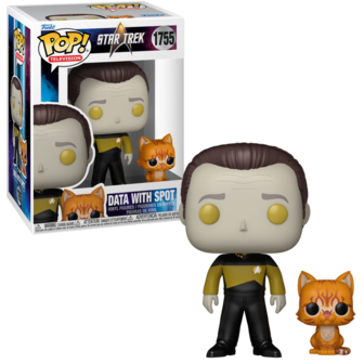 FUNKO POP! Data with Spot 1755 Star Trek Pre-Order