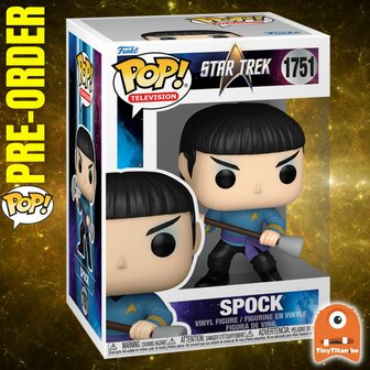 FUNKO POP! Spock w/ Weapon 1751 Star Trek Pre-Order