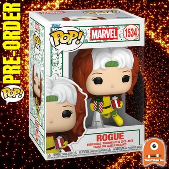 FUNKO POP! Rogue with Presents 1534 Marvel x-men Holiday Pre-Order