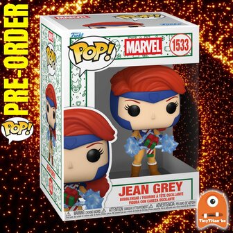 FUNKO POP! Jean Grey with Present 1533 Marvel x-men Holiday Pre-Order
