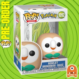 FUNKO POP! Rowlet 1092 Pokemon Pre-Order