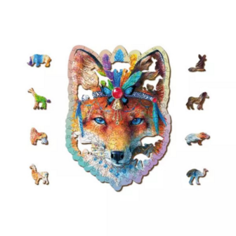 Mystic Fox 150 Wooden Puzzle