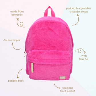 Backpack Milky Kiss The Wow Factor PINK  37 x 26 x 12 cm