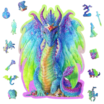 Magnificent Dragon 150 Wooden Puzzle