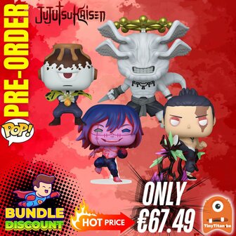 FUNKO POP! Super Discount Bundle of 4  Jujutsu Kaisen Pre-Order