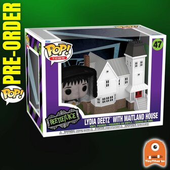 FUNKO POP! TOWN Lydia Deetz with Maitland House 47 BeetleJuice Pre-Order