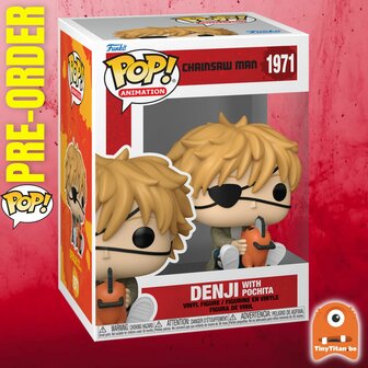 FUNKO POP! Denji with Pochita 1971 Chainsaw Man Pre-Order