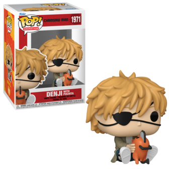 FUNKO POP! Denji with Pochita 1971 Chainsaw Man Pre-Order