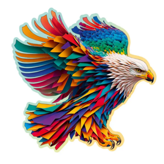 Bright Eagle 250 Wooden Puzzle