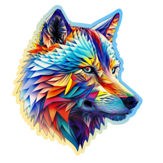 Classy Wolf 250 Wooden Puzzle