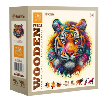 Soft Tiger 250 Wooden Puzzle