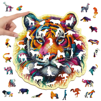 Soft Tiger 250 Wooden Puzzle
