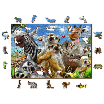 Welcome Africa 505 Wooden Puzzle