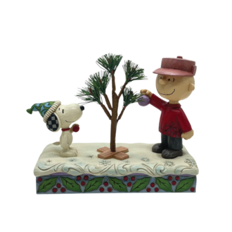 Disney Traditions Snoopy &amp; Charlie Brown Christmas Tree 6015029