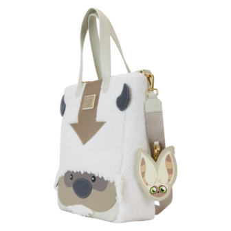 LOUNGEFLY Avatar The Last Airbender Appa Cosplay Plush with Momo Charm - Tote Bag