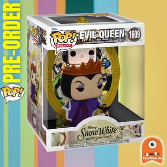 FUNKO POP! DLX EVIL QUEEN STAINED GLASS 1609 VILLAINS Pre-Order