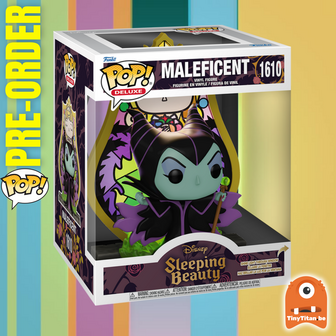 FUNKO POP! DLX MALEFICENT STAINED GLASS 1610 VILLAINS Pre-Order