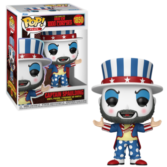 FUNKO POP PLUS! CAPT. SPLAULDING 1850 HOUSE OF A THOUSAND CORPSES Pre-Order