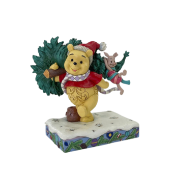Disney Traditions A Tree for Two (Winnie the Pooh &amp; Piglet with Christmas Tree 6016886