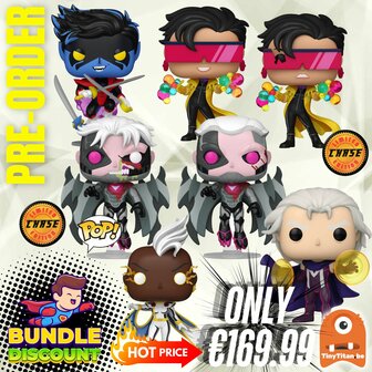 FUNKO POP! Super Discount Bundle of 5 + 2 CHASE X-MEN &#039;97 Pre-Order