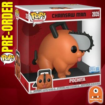Funko POP! Jumbo Pochita 2035 Chainsaw Man Exclusive Pre-Order