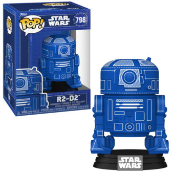 Funko POP! R2D2 BLUEPRINT 798 STAR WARS Pre-Order